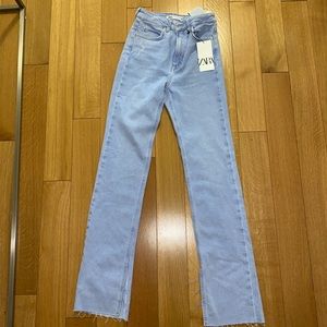 Zara slit jeans